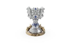 LOL Фигурка League of Legends 2021 Global Finals Champion Trophy EDG памятная декоративная модель 15,5 см