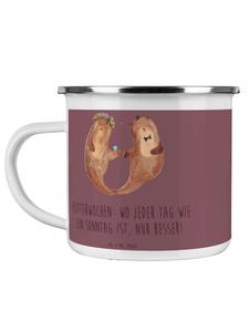 Волшебная кофейная кружка Медовый месяц с надписью на языке каффа Mr. & Mrs. Panda