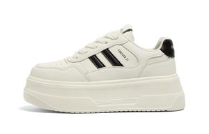 FOREVER 21 Увеличивающие рост, износостойкие, легкие, нескользящие, низкие, женские, белые, кроссовки для скейтбординга