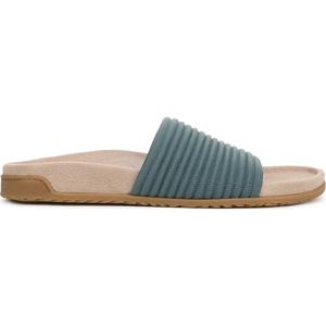 Трикотажные сандалии-слайды Evie Vionic, bodega blue fabric