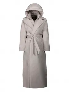 Куртка CAMELY-STP с капюшоном и поясом Moorer, белый