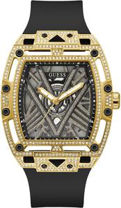 Guess, мужские часы, 44 мм, Black/Gold Tone/Black