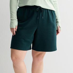 Шорты лонглайн Plus size Tek Gear, Eternity Green