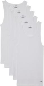 Комплект из 5 мужских маек Calvin Klein Cotton Classics, 5 White