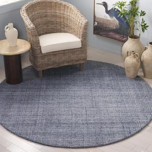 Ковер SAFAVIEH, 183 x 183 см,  Abstract Collection, Violet & Purple, Handmade Wool, для гостиной, столовой, спальни (ABT151V)