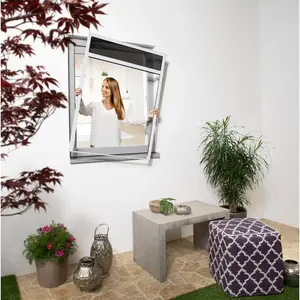 Прозрачная москитная рулонная штора с защитой от жары | Защита от насекомых, ШxВ: 100x160 см Windhager, антрацит