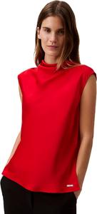 Женская атласная блузка с воротником-хомут от Calvin Klein Jeans, Goji Berry