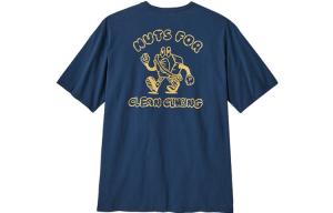 Органическая футболка мужская Patagonia, темно-синий