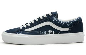 Ванс 36 Легкие Дышащие Ударопрочные Низкие Кроссовки для Скейтбординга Унисекс Синий Белый