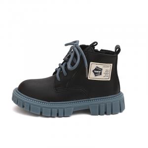 Нескользящие, износостойкие, теплые детские ботинки Budding, черный