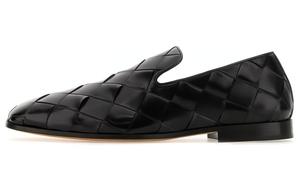 Интреччато Римские тапочки Bottega Veneta, черный