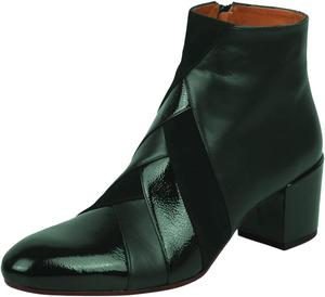 Женские модные ботильоны Pazzion с закрытым носком и молнией, низкий толстый каблук, зимние короткие ботинки, формальная обувь для работы и свиданий, размер 4-16 US, Green