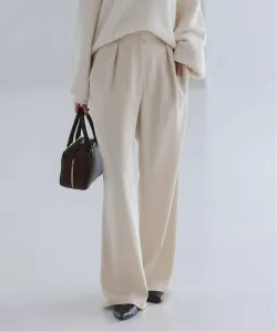 Брюки Luna Satin Narrow Flare Tuck Noble, цвет Beige