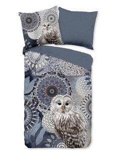 Постельное белье Traumschloss Comfort Flanell Odin Mandalas, синий