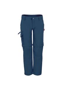 Trollkids Зауженные треккинговые брюки Oppland с отстегивающимися штанинами, мистического синего цвета