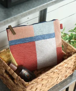 Плоский мешочек из жаккардовой синели Studio Clip, цвет Orange Mix40