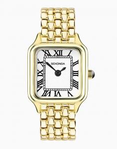 Женские аналоговые часы Monica maxi 30 мм в золоте Sekonda