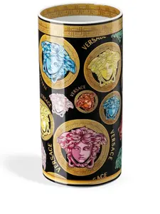 Ваза medusa amplified среднего размера, 24,6х12,2 см, Versace, черный