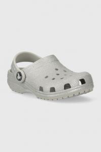 Crocs Детские тапочки, серебряный