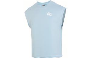 Майка унисекс светло-голубой Puma, светло-голубой