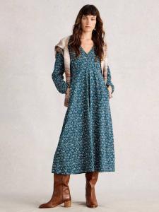 Платье Megan Abstract Jersey White Stuff, Blue