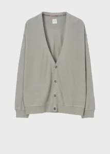 Цветной льняной кардиган пике