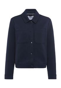 Куртка с воротником-стойкой и накладными карманами Cecil, синий