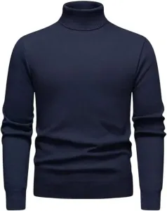 Мужской свитер с длинным рукавом Slim Fit High Neck