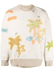 Толстовка с принтом PALM ANGELS, нейтральный