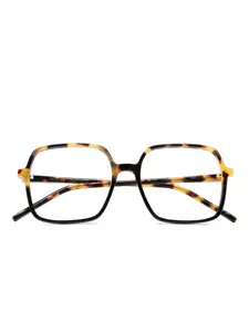 Милые очки в квадратной оправе из черепахового панциря Kaleos, коричневый