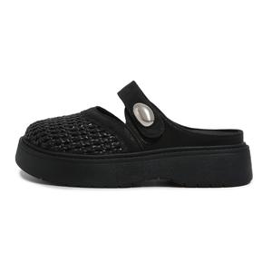 Износостойкие закрытые тапочки для женщин Captain illy, черный