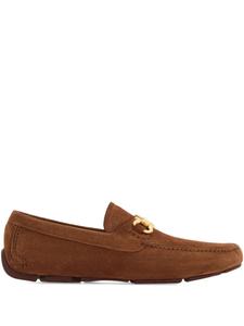 Ferragamo замшевые лоферы, коричневый
