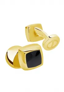 Запонки Davidoff, Gold Coloured Black