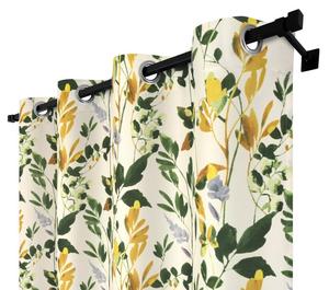 Непрозрачная штора с люверсами, размеры: 140х250 см, цвет: Фикусия 02. Voppi