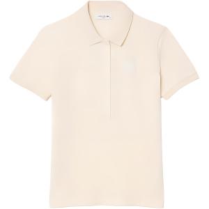 Поло Slim fit из пике LACOSTE, белый