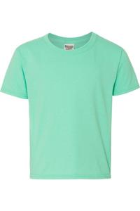 Футболка JERZEES Dri-Power Youth 50/50, цвет cool mint