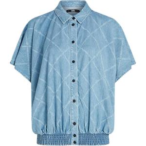 KARL LAGERFELD / Karl Lagerfeld Jeans Синяя женская блузка