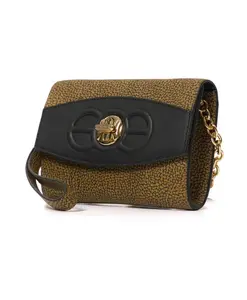 Сумка через плечо с клапаном Borbonese, мультиколор