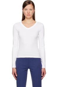 Футболка с длинными рукавами Jill Flore Flore, белый