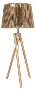 Настольная лампа Clayre & Eef Lina, коричневый - материал: дерево - 27 x 65 x 27 см