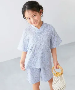 Удобная, мягкая и комфортная пижама-джинбэй с принтом по всей поверхности, 25SS