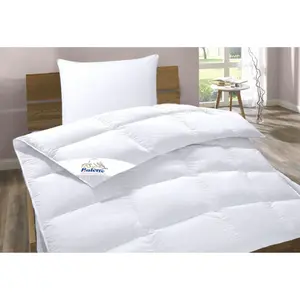 Пуховое одеяло OBB + подушка Лилли, белый