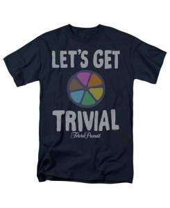 Футболка "Let's Get Trivial" больших размеров Hasbro+, Navy