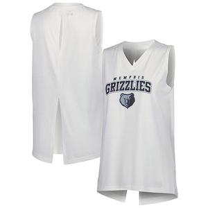 Женская белая майка Memphis Grizzlies с пайетками Levelwear