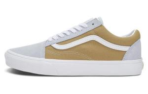 Кроссовки для скейтбординга Old Skool, унисекс, низкие, белые/коричневые Vans