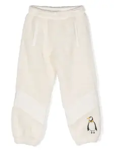 Спортивные брюки Penguin Pile в полоску Mini Rodini, белый