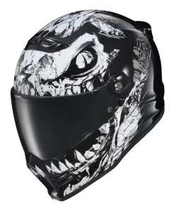 Шлем Scorpion EXO Covert FX Caiman, глянцевый черный