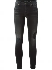 Джинсы 'The Skinny Crop' 7 For All Mankind, черный