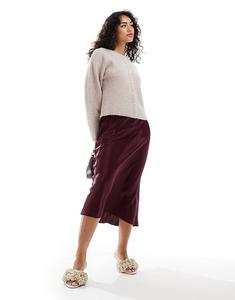 Светло-серо-коричневый кардиган на пуговицах на пуговицах & Other Stories из смеси шерсти и альпаки