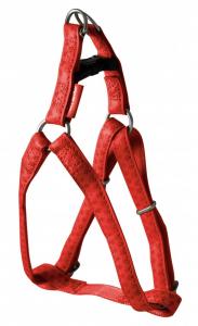 Шлейка для собаки Nayeco Macleather, красная л, цвет красный